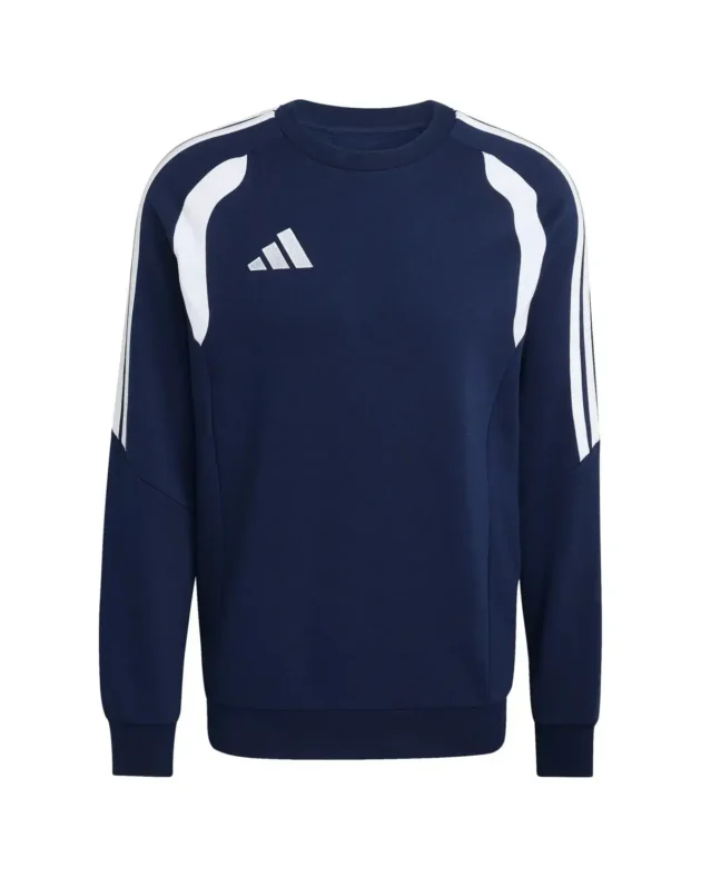 Sweat col rond HBCB adidas Tiro 26 marine, vue de face